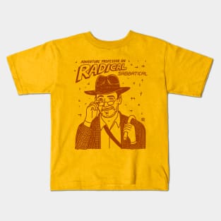 Adventure Professor on Radical Sabbatical Kids T-Shirt